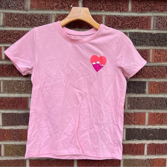 Eddie Bauer Light Pink Graphic Short Sleeve Top - Picture 2 of 3